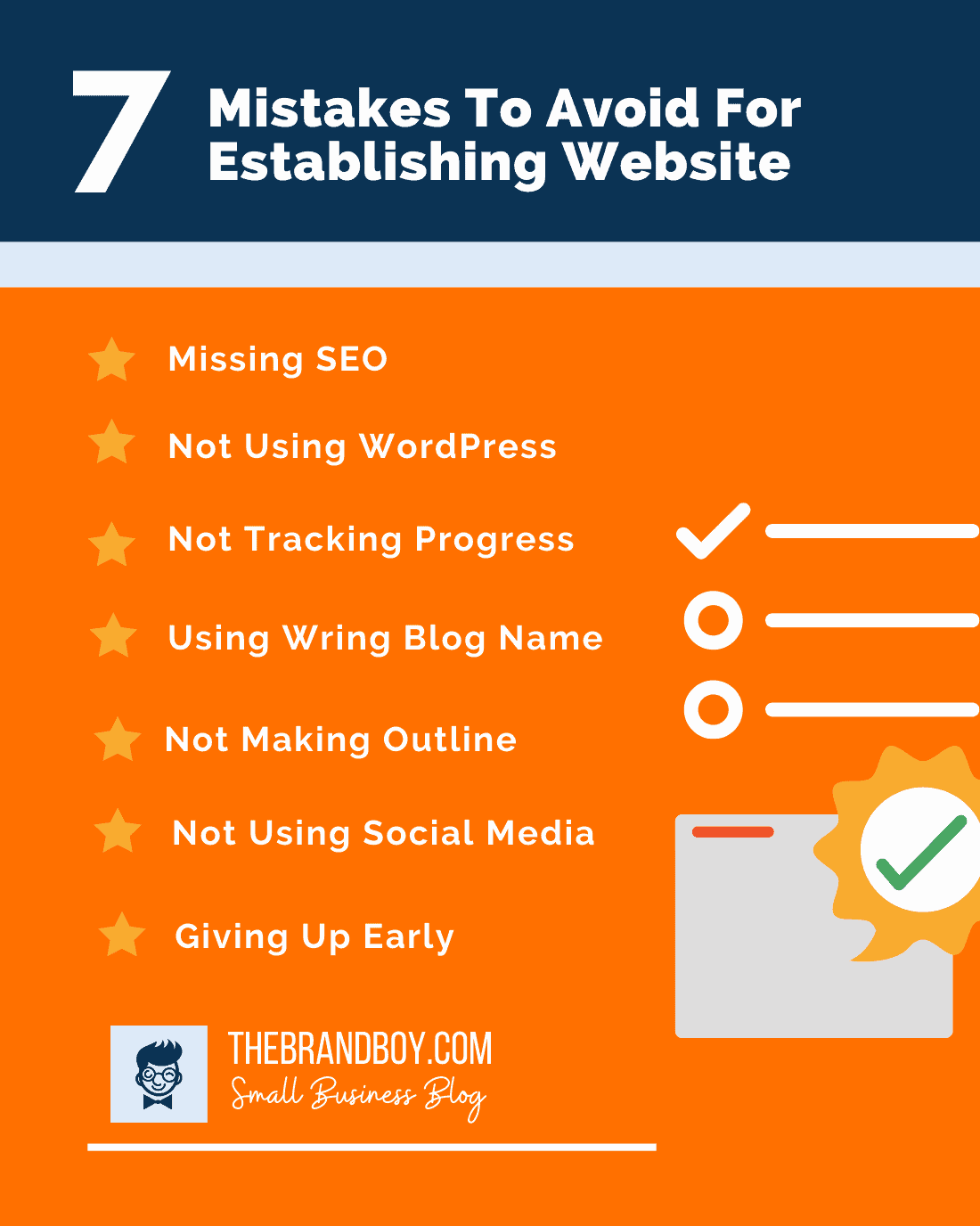mistakes avoid establishing website