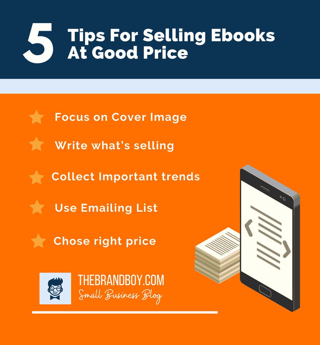 tips selling ebook at good price
