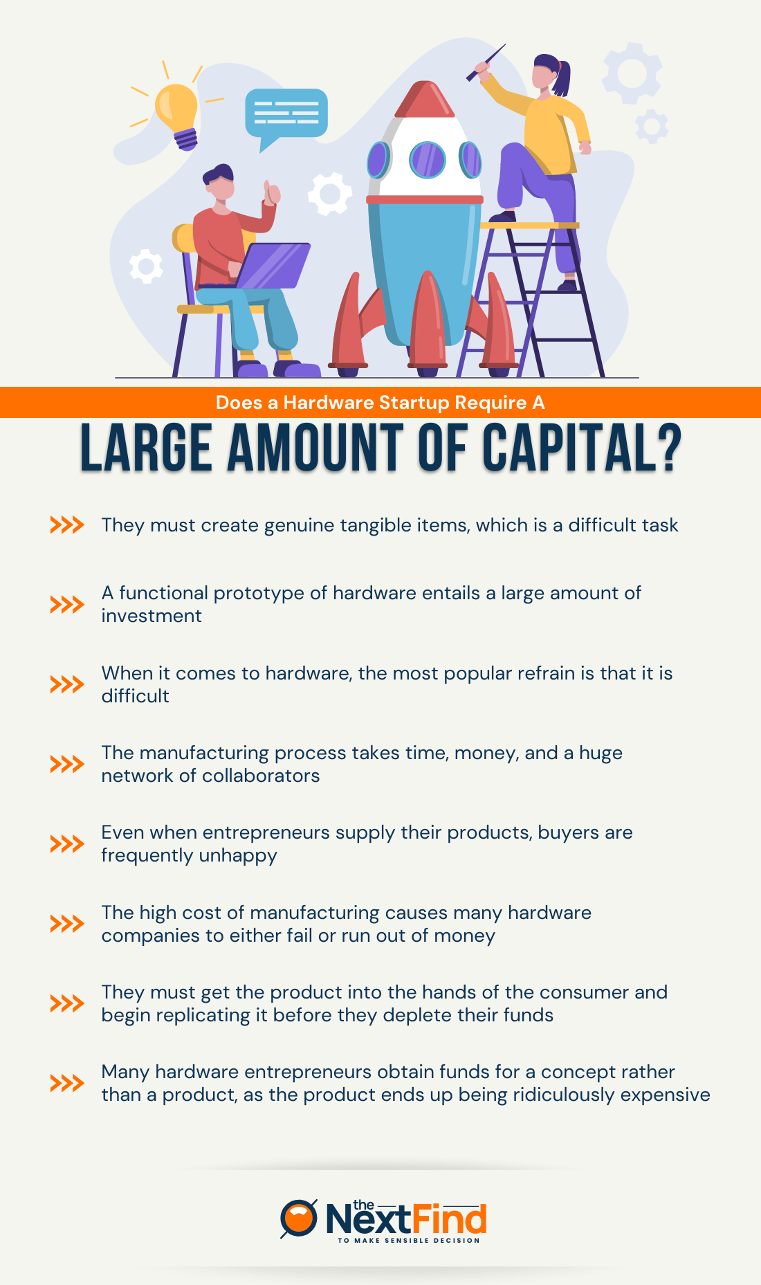 does hardware startup require large amount of capital