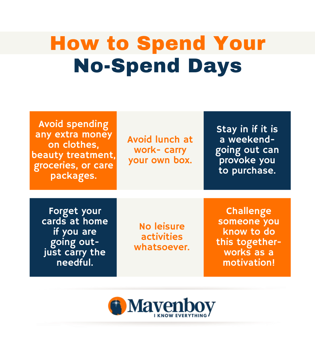 How to Spend Your No-Spend Days