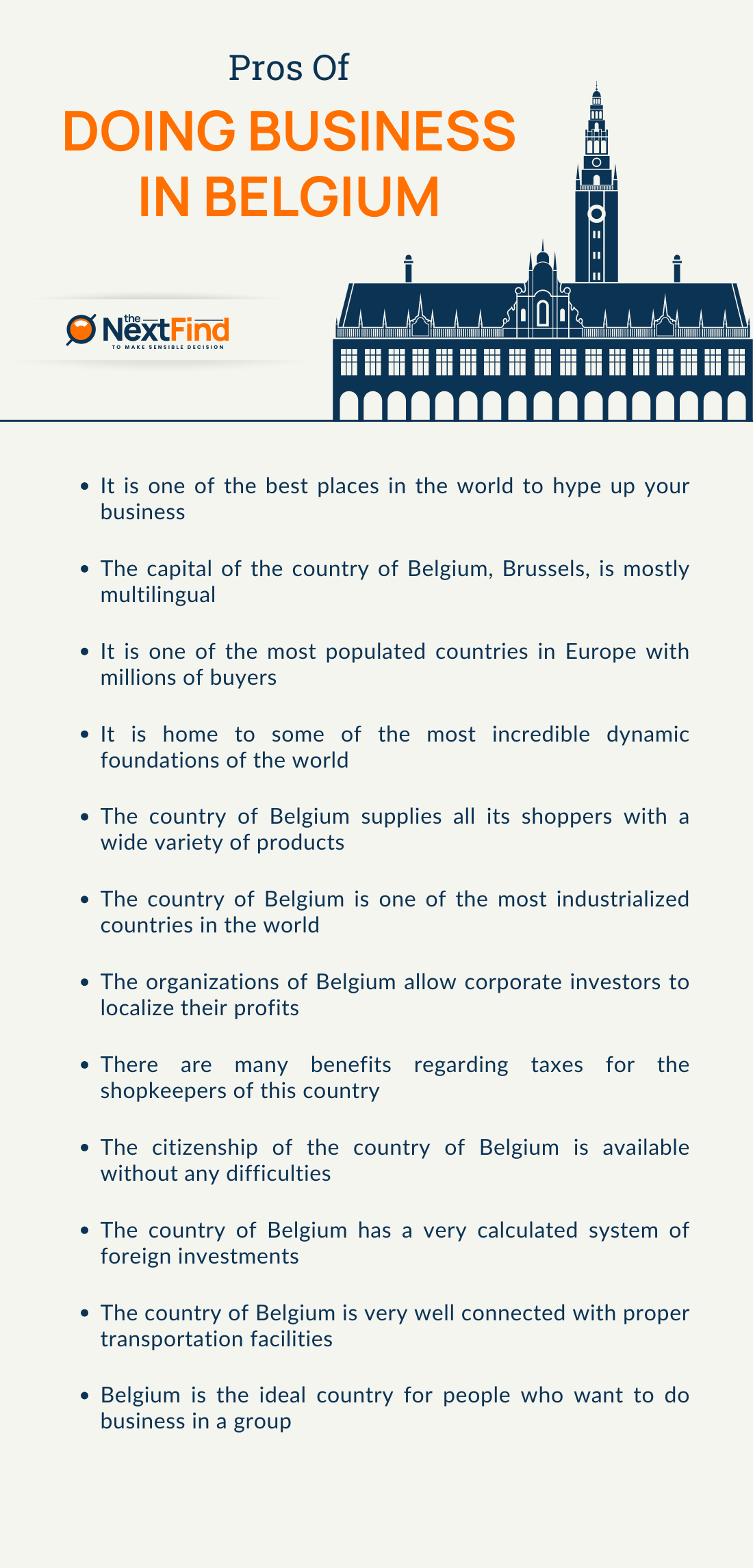 pros doing business in belgium